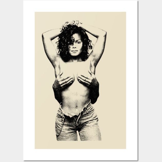 Janet Jackson - rnb Wall Art by SIIMAG ARTS